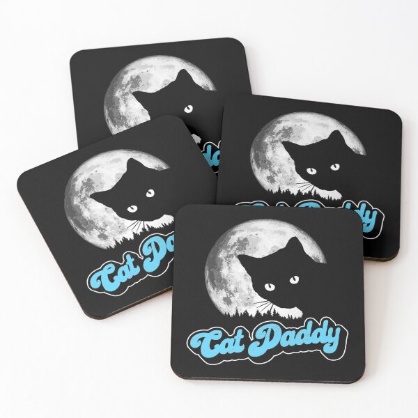 Item preview, Cat Daddy Vintage Eighties Style Cat Retro Full Moon designed and sold by MichaelDichiera.