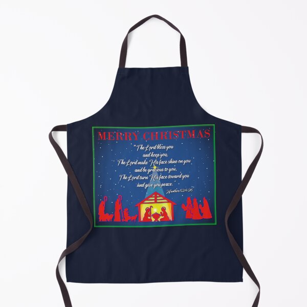 Item preview, Merry Christmas, The Aaronic prayer designed and sold by Feline Rockstars.