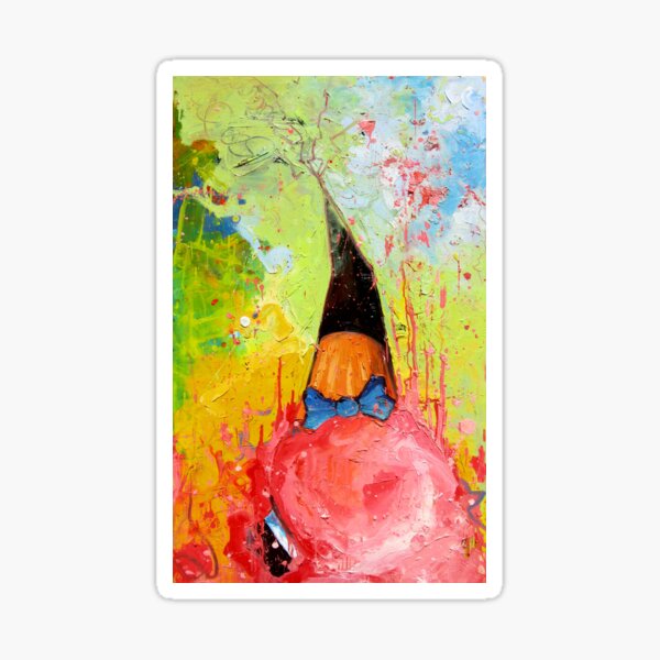 The fallen Strawberry gelato, Leonardo Luis Roque Sticker