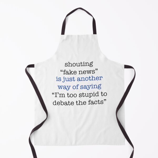 Item preview, Fake News Too Stupid Debate Facts Trump Impeachment Saying designed and sold by CreatedByHeidi.