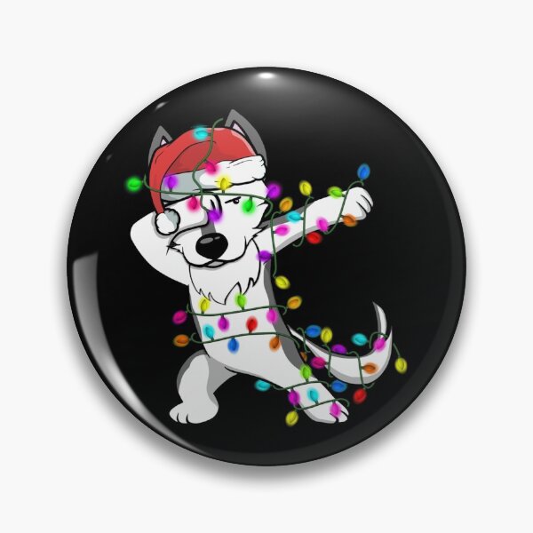 Item preview, Dabbing Husky Funny Christmas Gifts Dog Lover designed and sold by JoanneHughes.
