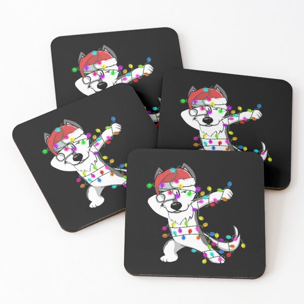 Item preview, Dabbing Husky Funny Christmas Gifts Dog Lover designed and sold by JoanneHughes.