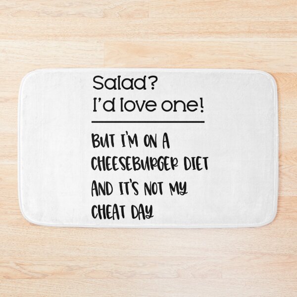 Item preview, Funny Diet Joke Foodie Humor Saying Love Burger Cheat Day Raglan Baseball Tee designed and sold by CreatedByHeidi.
