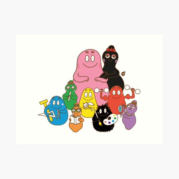 Barbapapa Art Prints | Redbubble