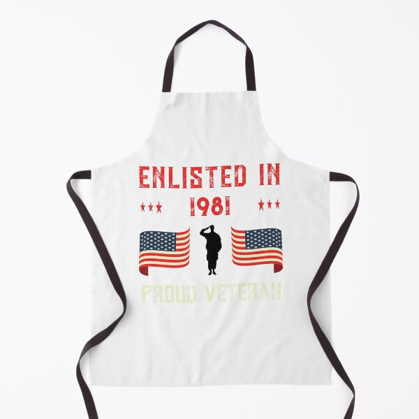 Item preview, Veteran Enlisted 1981 Quote Proud Vet American Flag Served Premium design designed and sold by CreatedByHeidi.