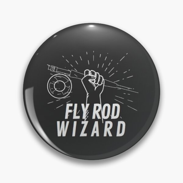 Artikelvorschau, Fly Rod Wizard Fliegenfischen Grafik entworfen und verkauft von FlyLifeApparel.