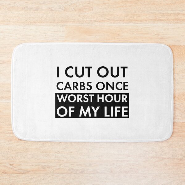 Item preview, Love Carbs Funny Diet Joke Carbohydrate Eat Humor Saying  designed and sold by CreatedByHeidi.