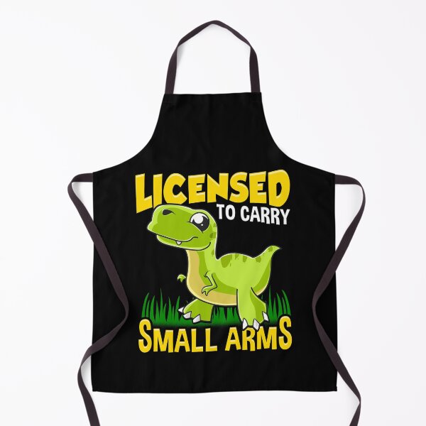 Item preview, Licensed To Carry Small Arms Funny Dinosaur Pun designed and sold by perfectpresents.