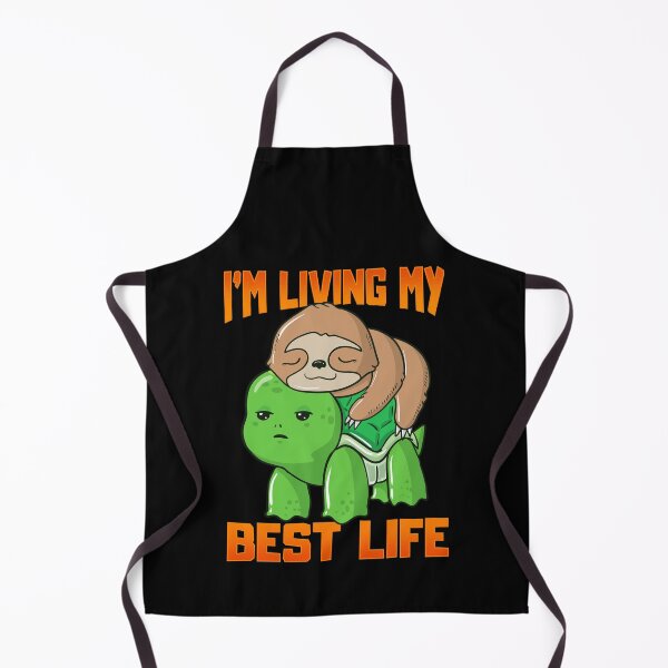 Artikelvorschau, Faultier & Schildkröte Ich lebe mein bestes Leben Liebenswert entworfen und verkauft von perfectpresents.