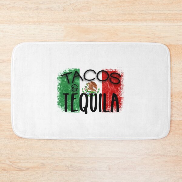Artikelvorschau, Tacos Tequila Zitat Liebe mexikanisches Essen feiern Kultur Flagge Design entworfen und verkauft von CreatedByHeidi.
