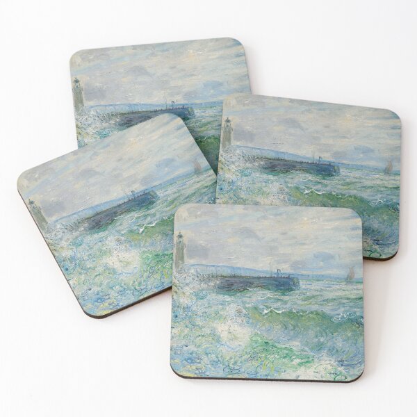 Item preview, La Jetee de Fecamp Par Gros Temps - Claude Monet designed and sold by CJET.
