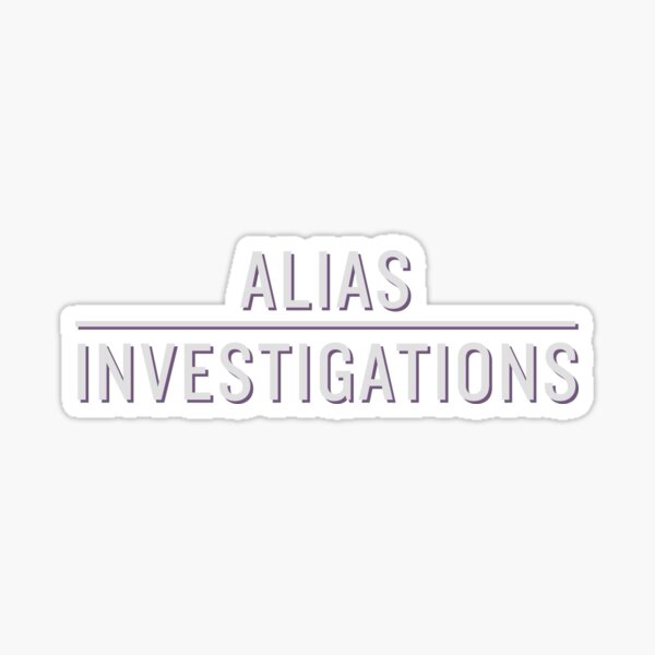 Item preview, Alias Investigations (Light on Dark) designed and sold by cnfsdkid.