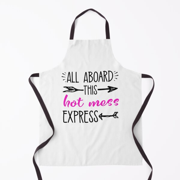 Item preview, Mom Saying Funny Hot Mess Express Quote Arrows Pink Cute designed and sold by CreatedByHeidi.
