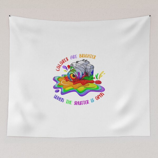 Item preview, Colores are Brighter When the Shutter is Open designed and sold by 1stopselfieshop.