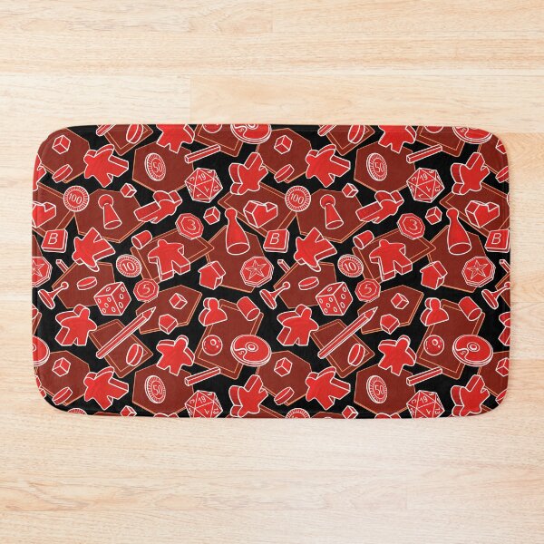 Item preview, Tabletop Board Game Pieces Pattern (Red) designed and sold by MaratusFunk.