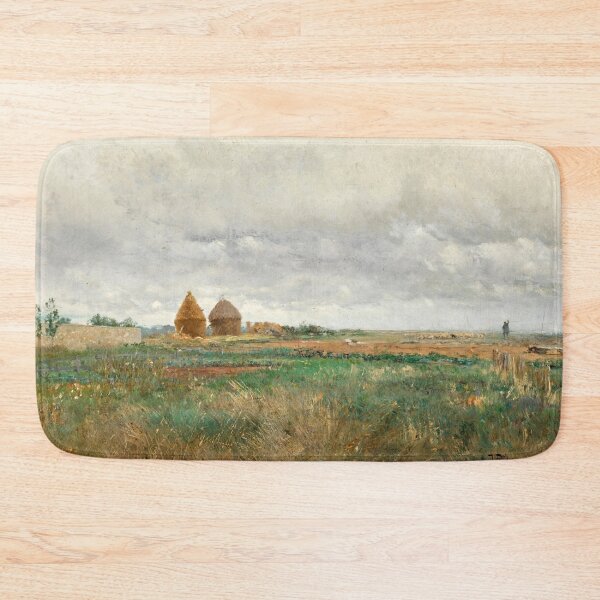 Item preview, Landscape with Haystacks and a Flock of Sheep - Ivan Polhitonov - 1884 designed and sold by CJET.