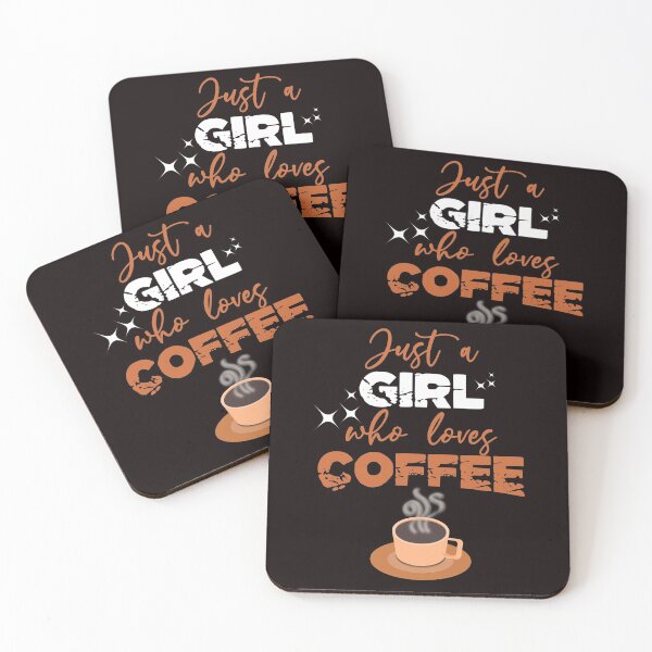 Item preview, Copy of Just A Girl Who Loves Coffee - Funny Cup of Coffee And Text Effects Gift Ideas  designed and sold by leo121687.
