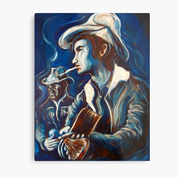 Townes Van Zandt Blues Metal Print
