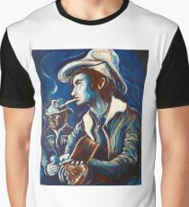 Townes Van Zandt Blues Graphic T-Shirt