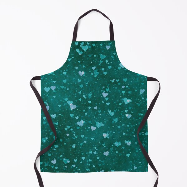 Artikelvorschau, Konfetti-Herzen - Deep Teal Grunge ⭐ entworfen und verkauft von Wizzles Emporium.
