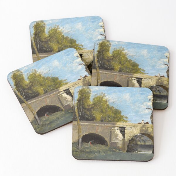 Item preview, Mantes, Two Bridge Arches with a Rider - Jean-Baptiste-Camille Corot designed and sold by CJET.