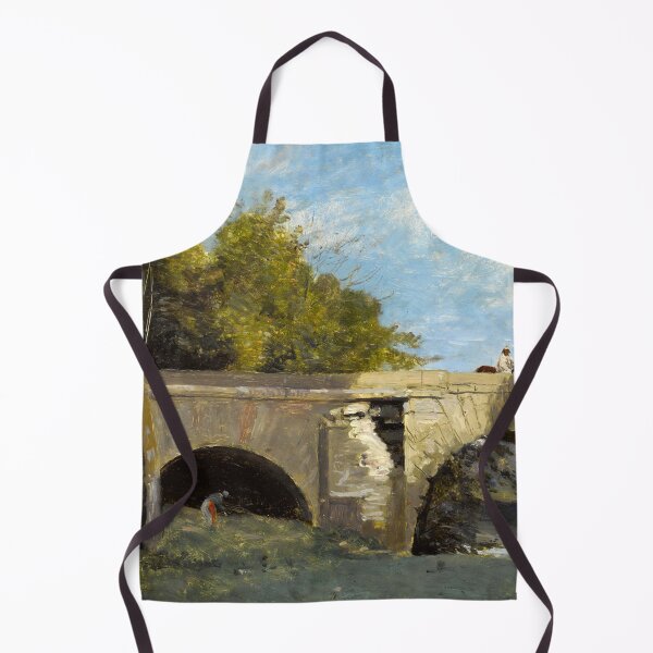 Item preview, Mantes, Two Bridge Arches with a Rider - Jean-Baptiste-Camille Corot designed and sold by CJET.