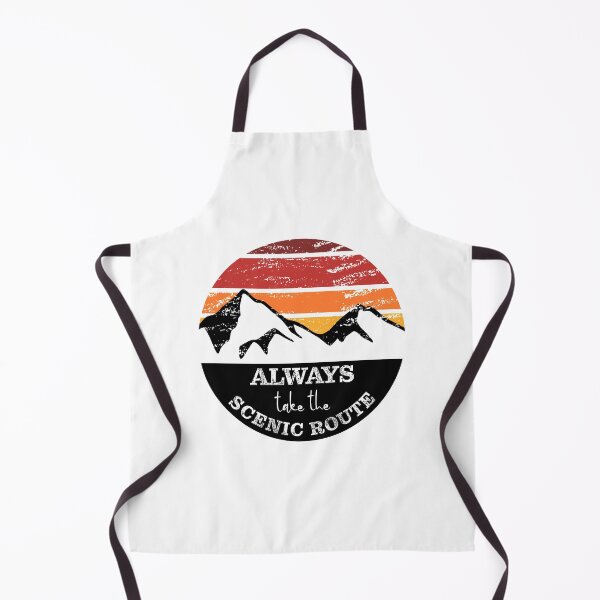 Item preview, Camping Scenic Route Quote Love Outdoors Camp Sun Mountains design designed and sold by CreatedByHeidi.