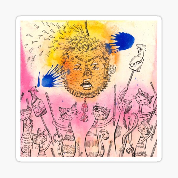 Trump Pinata Sticker