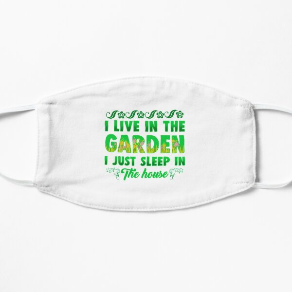 Masque Jardinier Cadeau Humour Parfait Pelouse Humour Vert Pouce Murmure Par Createdbyheidi Redbubble