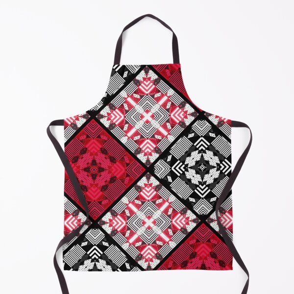 Item preview, Red black patchwork designed and sold by fuzzyfox.