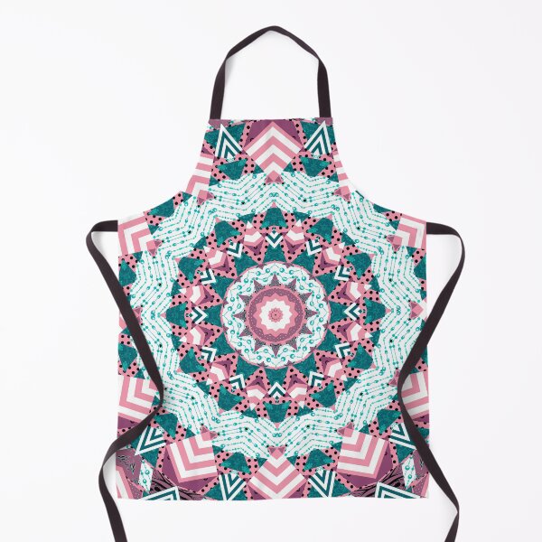Item preview, Rustic patchwork quilting mandala round print folk traditional ethno designed and sold by fuzzyfox.