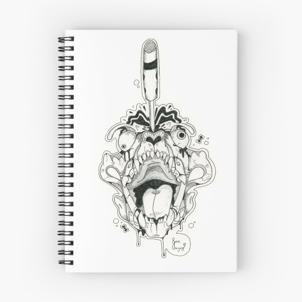 Item preview, Stabbed Skull Creature designed and sold by Saragregoryart.