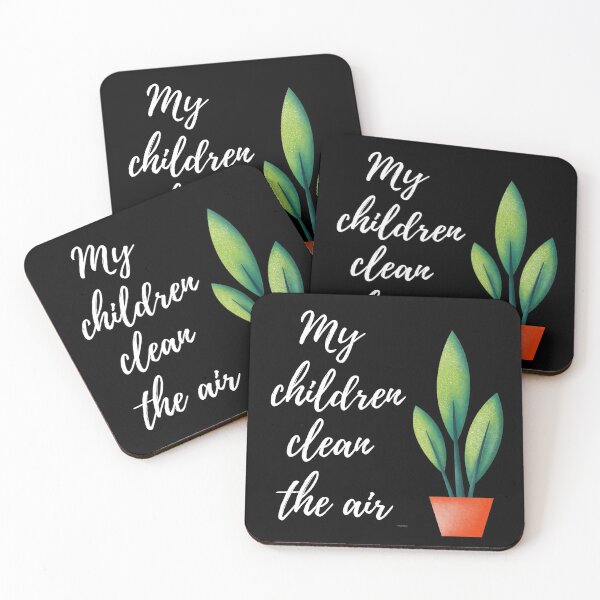 Item preview, My children clean the air, plant mom designed and sold by VondasCreations.