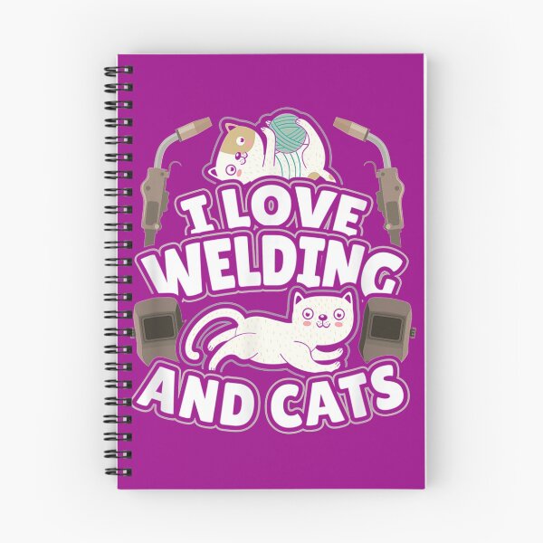 Item preview, I Love Welding And Cats Cute Feline Kitty designed and sold by GeniusDesignArt.