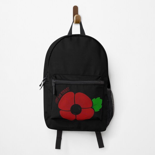 Item preview, Poppy Flower with Leaf Lest We Forget - Crisp Edges designed and sold by Noelle Hyra.