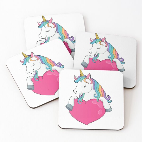 Item preview, CUTE UNICORN WITH HEART designed and sold by angelescar.