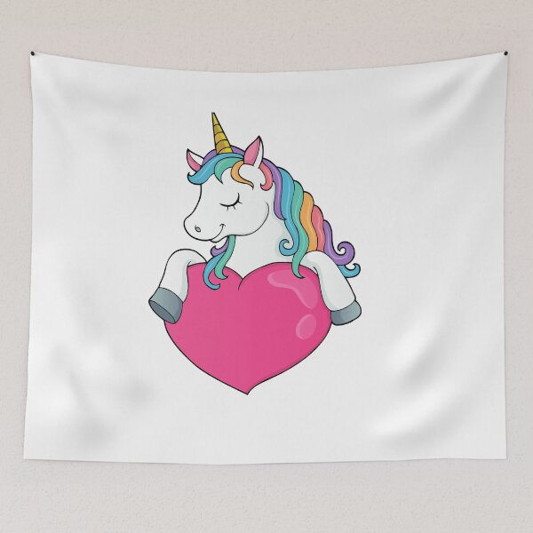 Item preview, CUTE UNICORN WITH HEART designed and sold by angelescar.