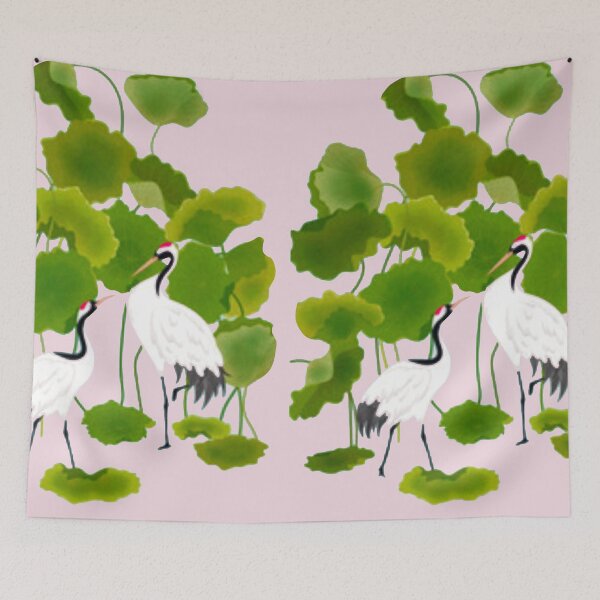 Item preview, Botanical Crane Birds designed and sold by MarcSabuncu.