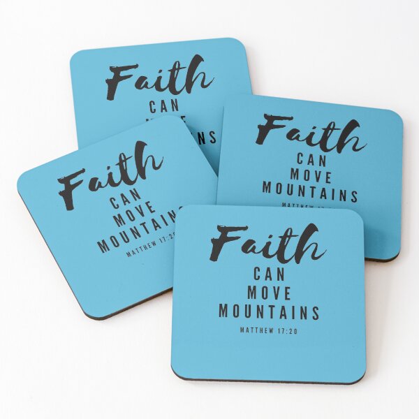 Item preview, Faith can move mountains, Matthew 17:20 designed and sold by GeneralJesus.