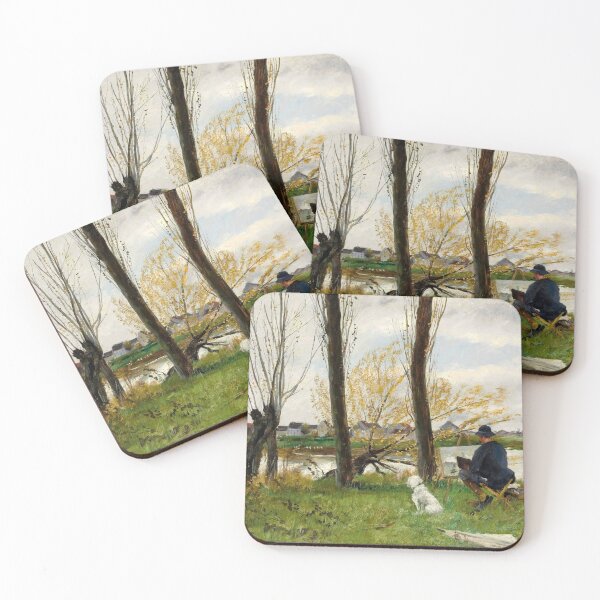 Item preview, Painter by a River - Norbert Goeneutte - 1893 designed and sold by CJET.