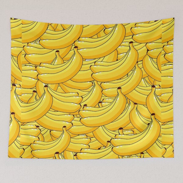 Item preview, Banana Pattern 1 designed and sold by cuteCREEPshop.