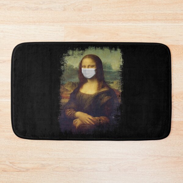 Item preview, Retro Vintage Mona Lisa With Mask designed and sold by DavisHasari.