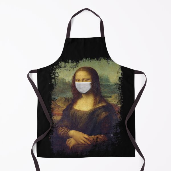 Item preview, Retro Vintage Mona Lisa With Mask designed and sold by DavisHasari.