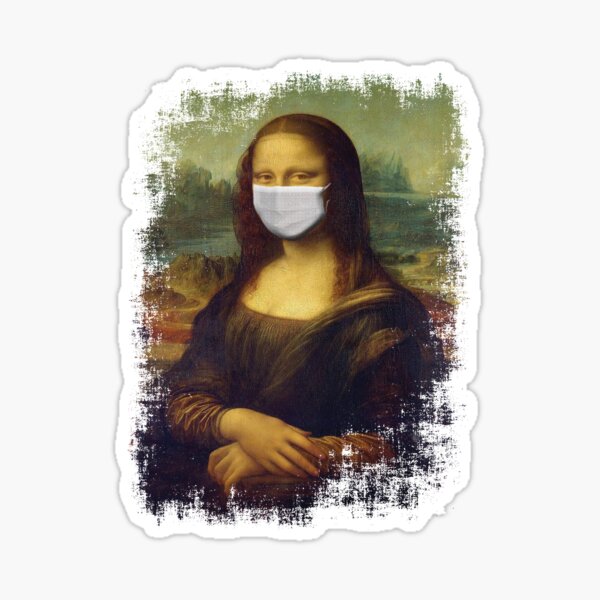 Artikel-Vorschau von Retro Vintage Mona Lisa mit Maske, designt und verkauft von DavisHasari.