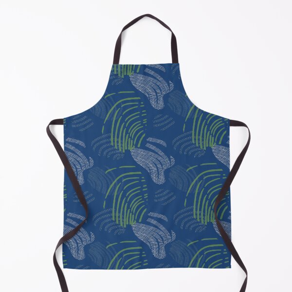 Item preview, Abstract lines pattern on dark blue background designed and sold by Alfonsina Sterling.