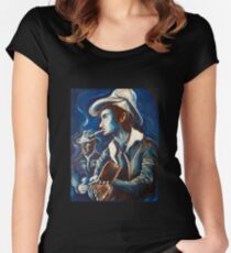 Townes Van Zandt Blues Women's Fitted Scoop T-Shirt