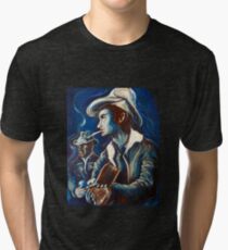 Camiseta de tejido mixto Townes Van Zandt Blues