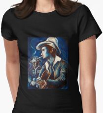 Townes Van Zandt Blues Women's Fitted T-Shirt