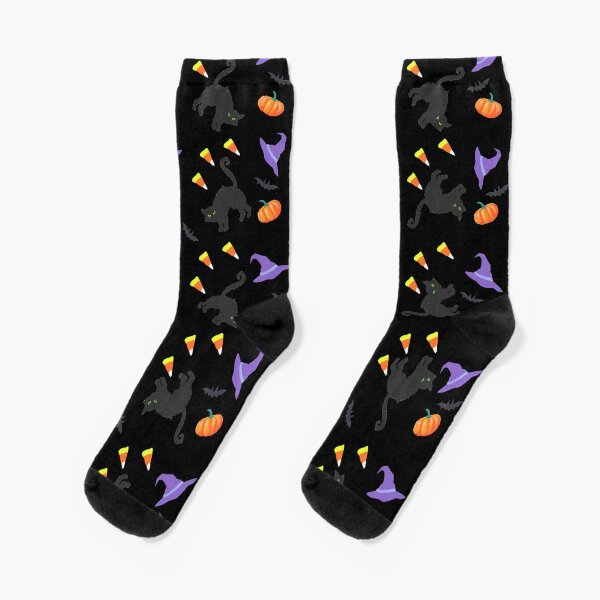 Halloween Pattern (1A) Socks