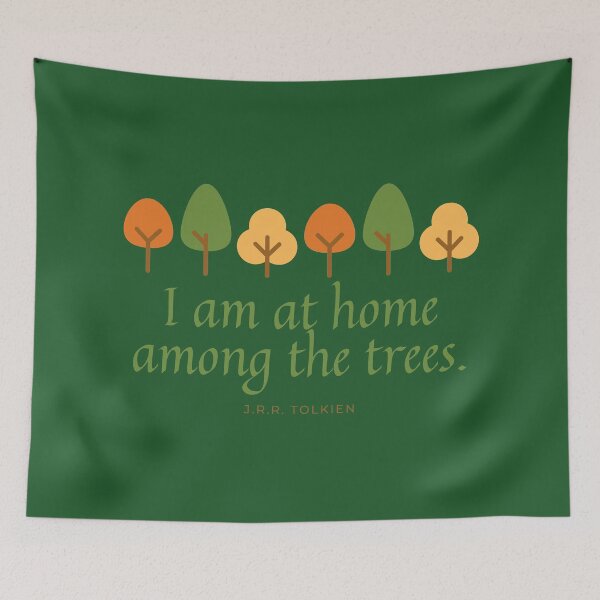 Item preview, I am at Home Among the Trees // Tree Line designed and sold by Corrie Mick.